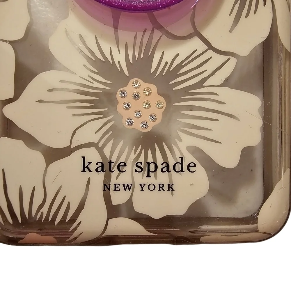 Kate Spade New York Hollyhock Floral Clear with Stones for Samsung Galaxy S21